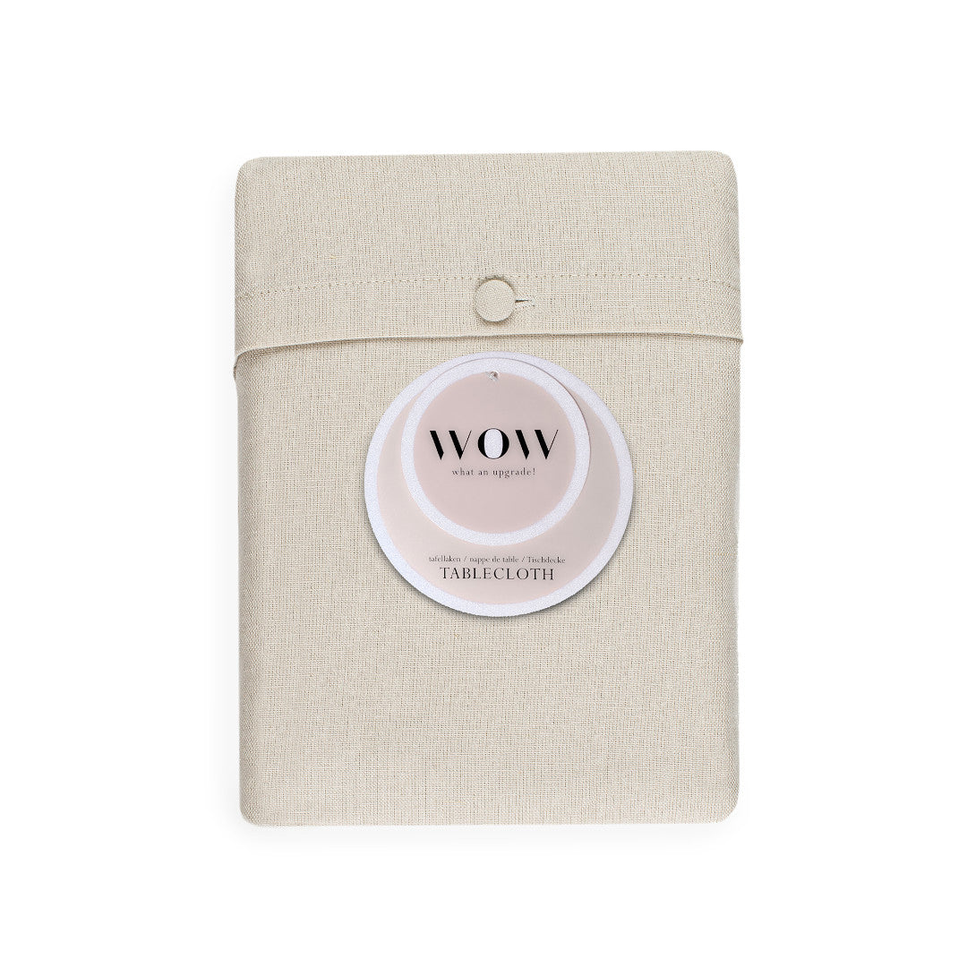 WOW Linneduk, Essence Ivory – 180 x 300 cm, förpackning
