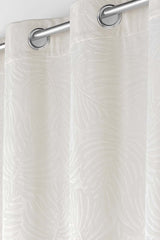 Analia Präglad Velour Natural – Mörkläggningsgardin 140 x 240 cm, närbild
