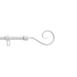 Arabesque Vit – Justerbar gardinstång 120–210 cm