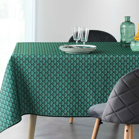 Artchic Green 150 x 240 cm, rektangulär duk med fläckskydd