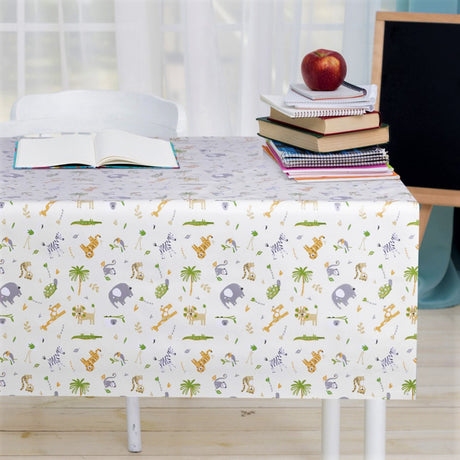 Babysafari – en söt barnvaxduk med djur från Afrika miljö