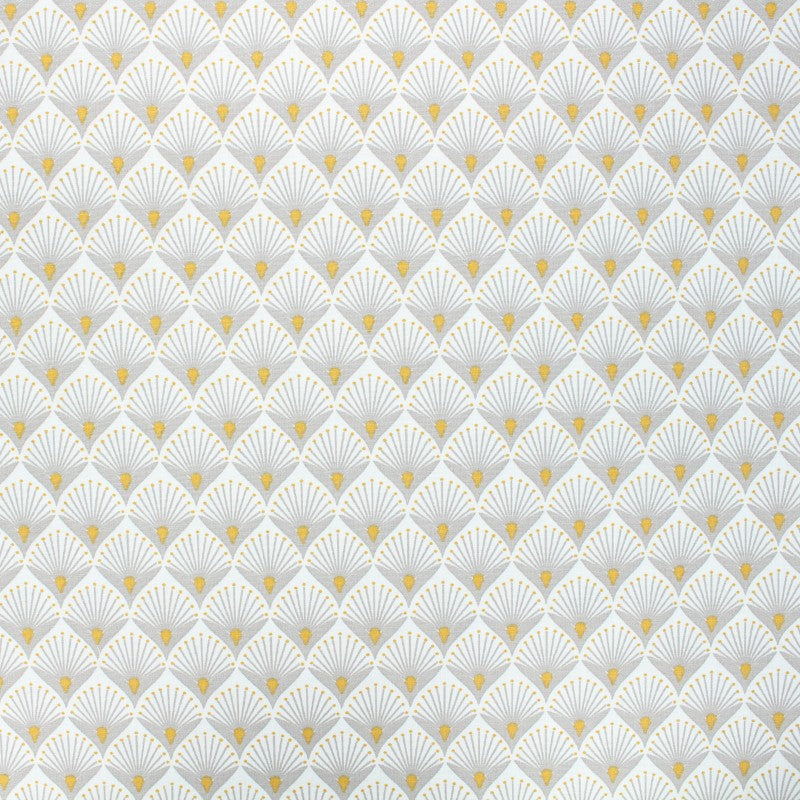 Baker Naturel – Textilvaxduk med grafiskt mönster, 155 cm bred