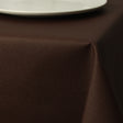 Basic enfärgad textilvaxduk - Choco