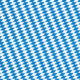 Miljöbild Vaxduk till Oktoberfesten Bayerische Raute, klassiska blå och vita harlekin rutor