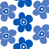 Lola voksdug - Big Flower Heavenly Blue närbild