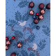 Blackbird Dusty Blue - Susanne Schjerning textilvaxduk med glidskydd
