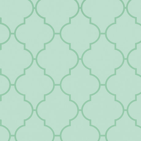 Mjuk Geometri – Vaxduk i mintgrönt, mönster