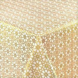 Spetsduk Flower Gold, blommor i guld