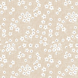 Blossom Linen – Vaxduk med linnelook i ljus beige närbild
