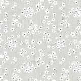 Blossom Mist - Vaxduk med linnelook i grått, närbild