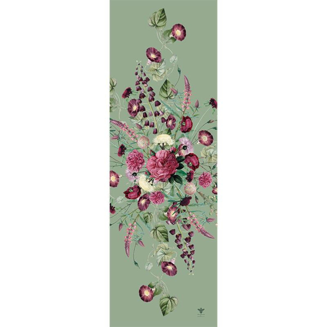 Bordslöpare i linne Blossom Garden – Jim Lyngvild