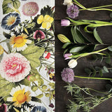 Bordslöpare i linne Flower Garden – Jim Lyngvild