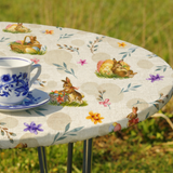 Bunny Påskvaxduk – rund vaxduk med resår