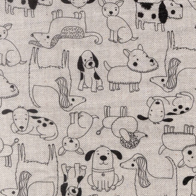 Cani Divertenti e Carini - Textilvaxduk med söta och roliga hundar