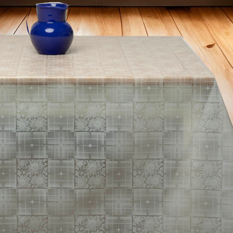 Clarity Square – Transparent vaxduk med klassiskt mönster