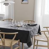 Compliments Wind Damastduk, grå - 160 x 270 cm