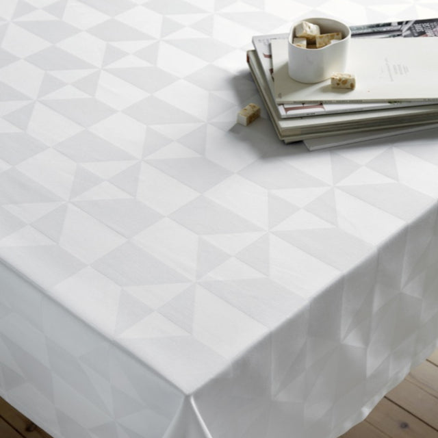 Compliments Wind Damastduk, vit - 160 x 320 cm