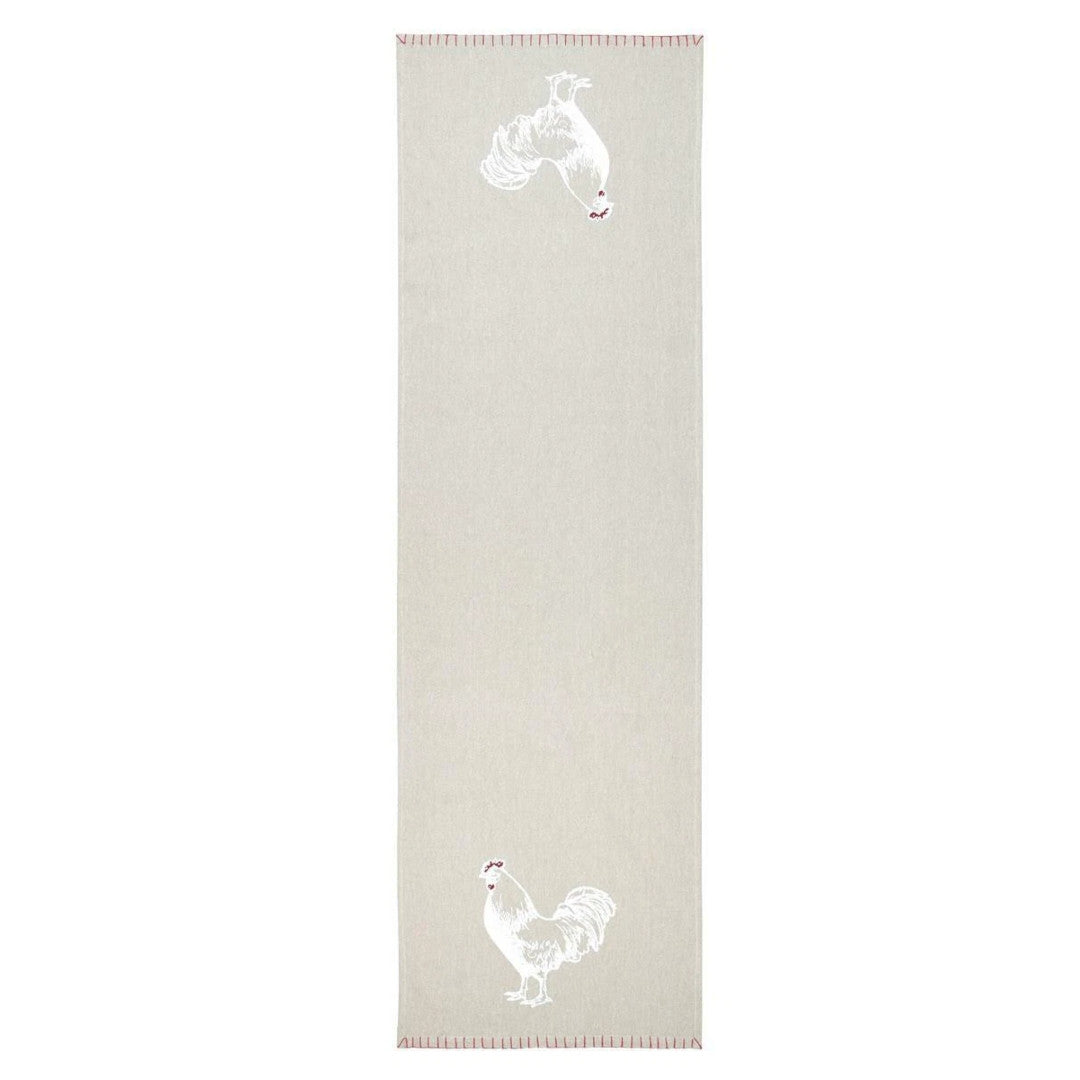 Coq bordslöpare i bomull 45 x 150 cm, motiv