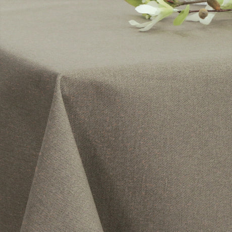 Enfärgad textilvaxduk i ljus taupe - Dali 140 cm bred