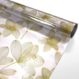 Danela Gold Glitter - Kraftig transparent vaxduk, konturblommor och glittereffekt