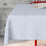 Daumier Blanco, jacquardvävd textilvaxduk, 160 cm bred