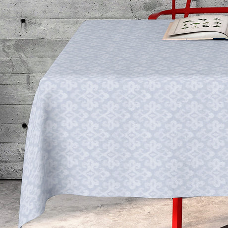 Daumier Blanco, jacquardvävd textilvaxduk, 160 cm bred