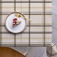 Södahl Define Beige/Gold 140 cm 100% bomull, textilduk med glidskydd