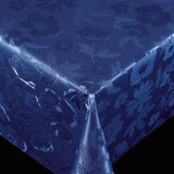 Diamond Blue - pvc-fri vaxduk med vackert präglat mönster