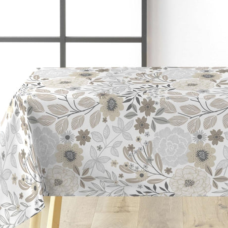 På bordet Divine Luxury, Natur - Vaxduk med blommor och blad