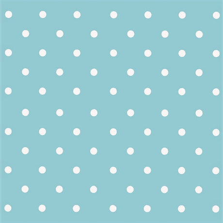 Dots Vintage Blue, vaxduk med prickar