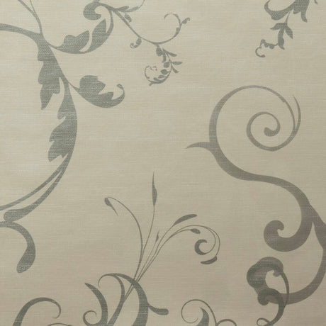 Elegant Ornament – Vaxduk i ljusgrått, mönster