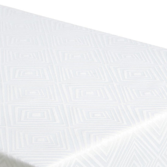 Engholm Diamonds Vit Damastduk – 140 x 180 cm