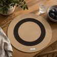 Engholm Thor Rund Bordstablett Coffee/Camel – Liten Cirkel – Ø40 cm