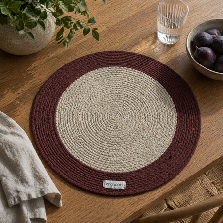 Engholm Thor rund bordstablett Rust/Camel – Ø40 cm, miljö