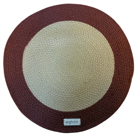 Engholm Thor rund bordstablett Rust/Camel – Ø40 cm