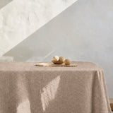 Enfärgad textilvaxduk beige – Dali 140 cm bred
