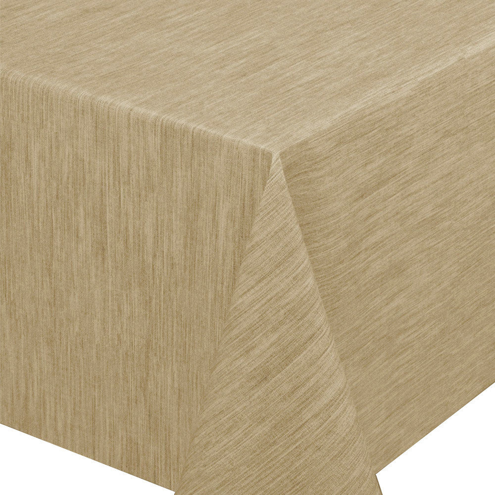 Enfärgad vaxduk med elegant präglad struktur, 160 cm bred - Beige