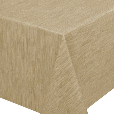 Enfärgad vaxduk med elegant präglad struktur, 160 cm bred - Beige