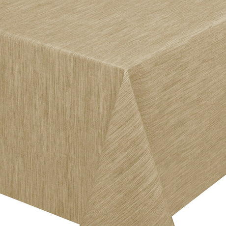 Enfärgad vaxduk med elegant präglad struktur, 160 cm bred - Beige