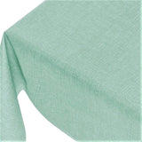 Linen Look Mint Green - enfärgad vaxduk i linnelook med präglad yta