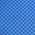 Flair Karo Blue - Rutig textilvaxduk i blå
