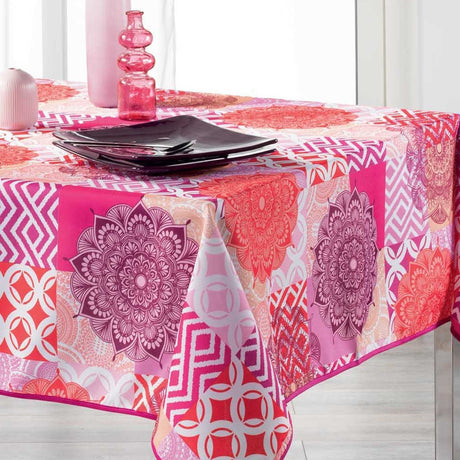 Flamenco Pink fläckskyddad duk - 150 x 240 cm