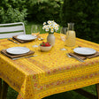 Fleurs Des Champs Gul - Rektangulär provenceduk 160 x 300 cm