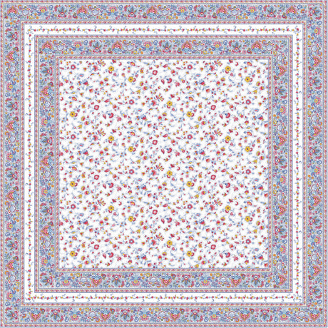 Fleurs Des Champs Multi - Rektangulär provenceduk 160 x 300 cm, motiv