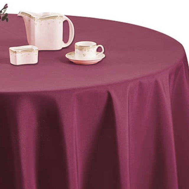 Gastro Aubergine Ø 300 cm, rund damastduk