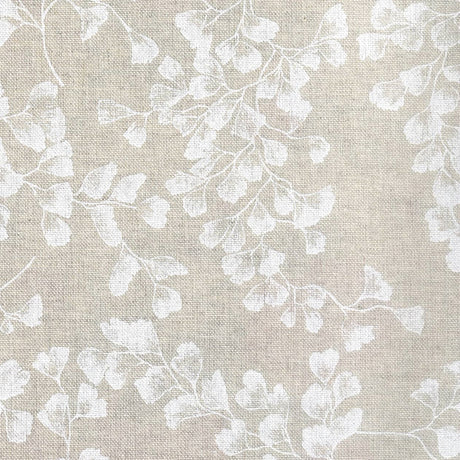 Gingko Biloba - Textilvaxduk med tempelträdets vita blad