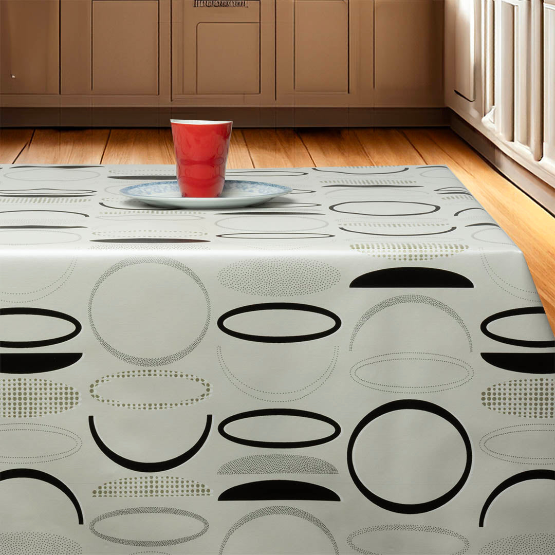 Grafiskt Lug – Vaxduk med grafiska cirklar