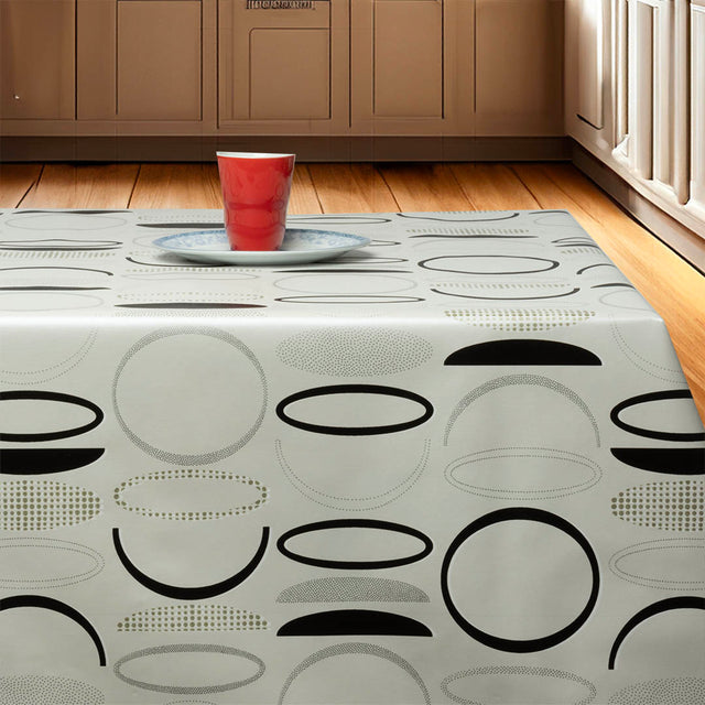 Grafiskt Lug – Vaxduk med grafiska cirklar