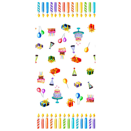 Happy Birthday - Kalasduken - Riktigt festlig textilvaxduk