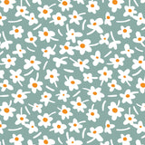 Happy Days Mintwood - 160 cm bred vaxduk med blommor miljöbild